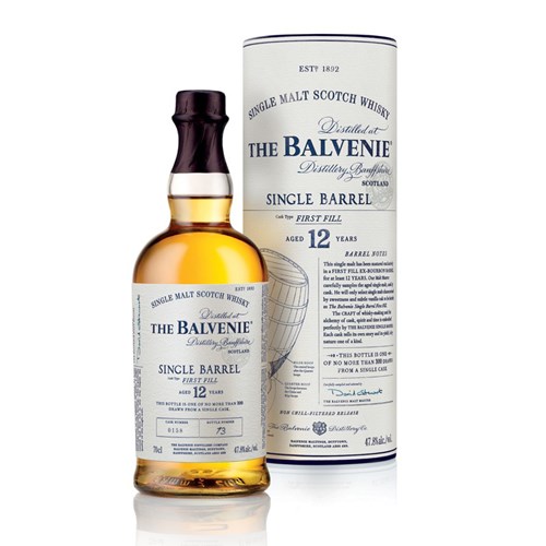 Balvenie Single Barrel 12 Year Old First Fill Malt Whisky - Celebrate in Style